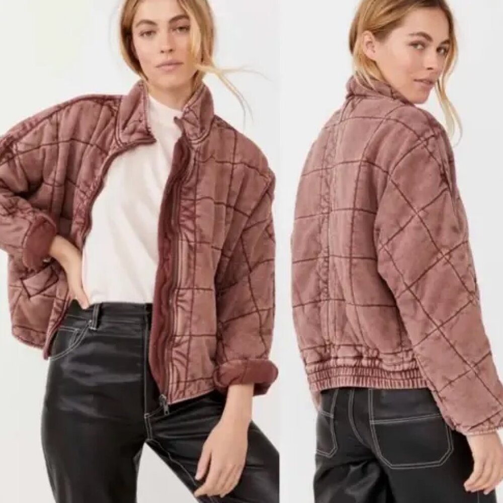 Free People Dolman Quilted Jacket